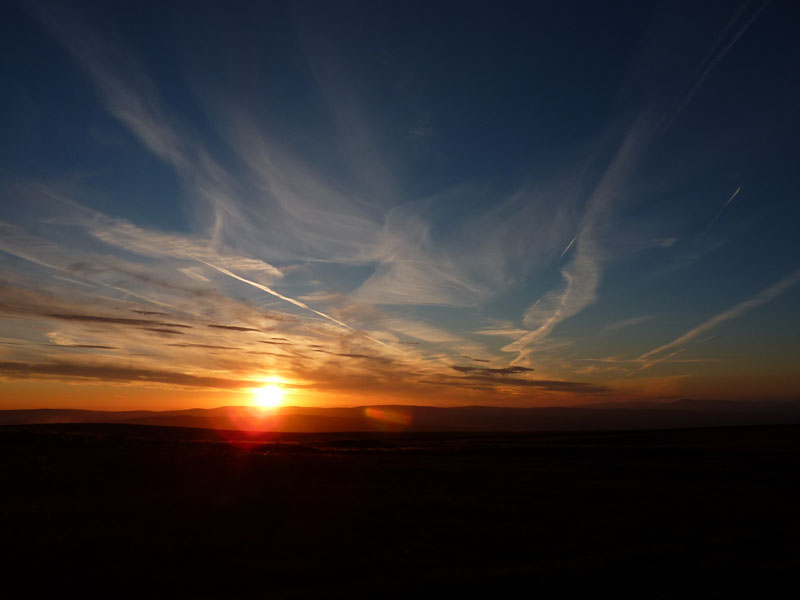 Pendle sunset